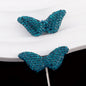 Polymer Clay Wing Rhinestone Beads 37mm Full Rhinestone Pave 6pcs 13