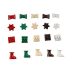 Christmas Series Metal Beads Baking Painted Alloy 20pcs 4
