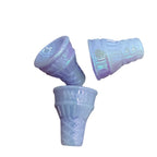 Painted Cone Acrylic Beads 18-20mm Glow In The Dark Pastel 100pcs 5