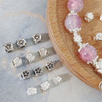 Alloy Flower Barrel Spacer Beads 5mm Tibetan Silver Style 90pcs 2