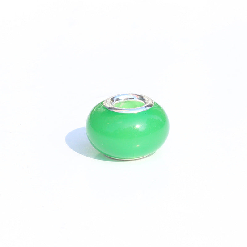 Acrylic Round Spacer Beads 14mm Glow In The Dark Dyed 14