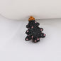 Polymer Clay Christmas Tree Rhinestone Beads 27mm Pre-Lit 2pcs 6
