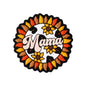 Silicone Focal Beads Mom Alphabet Cheerful Sunflower Black Background 20pcs 6