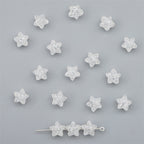 Crackle Star Acrylic Beads 11mm Translucent Glossy 100pcs 6