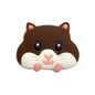 Silicone Focal Beads Hamster Cheeks and Paws Pastel Colors 20pcs