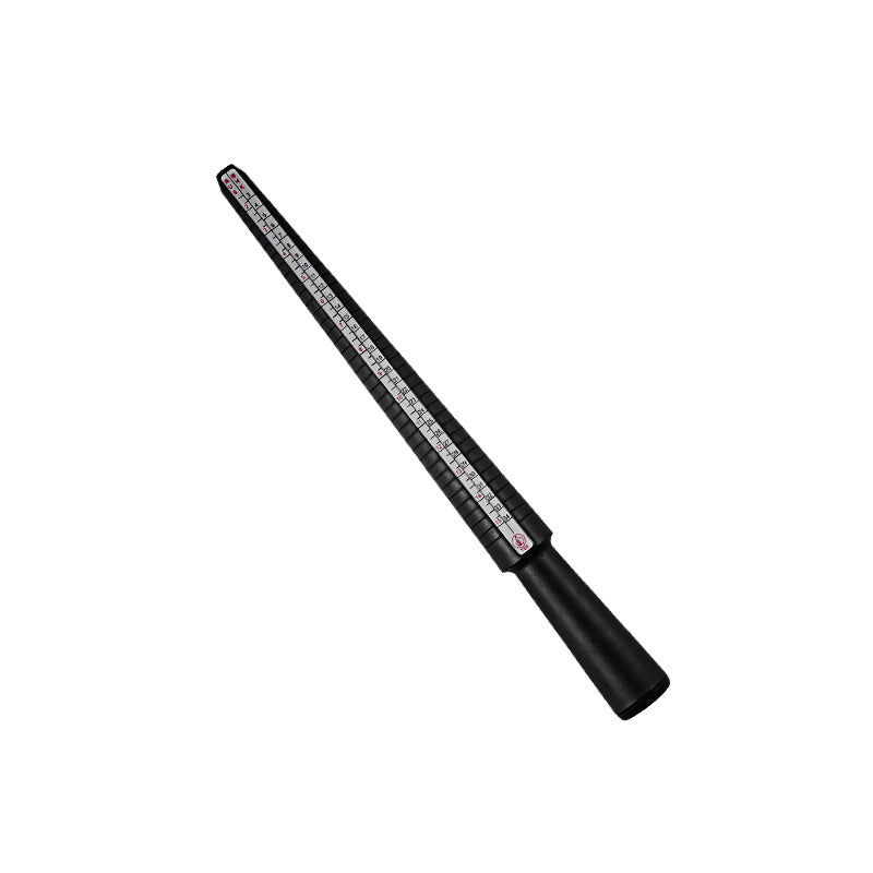 Plastic Ring Size Measuring Mandrel Black Multi-Standard 26cm 1pc 4