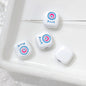 Cat Eye and One-Eyed Beast Metal Beads 10mm Baking Painted 10pcs 20
