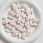 Painted Dress Acrylic Beads 26mm Colorful Assorted 5pcs 7