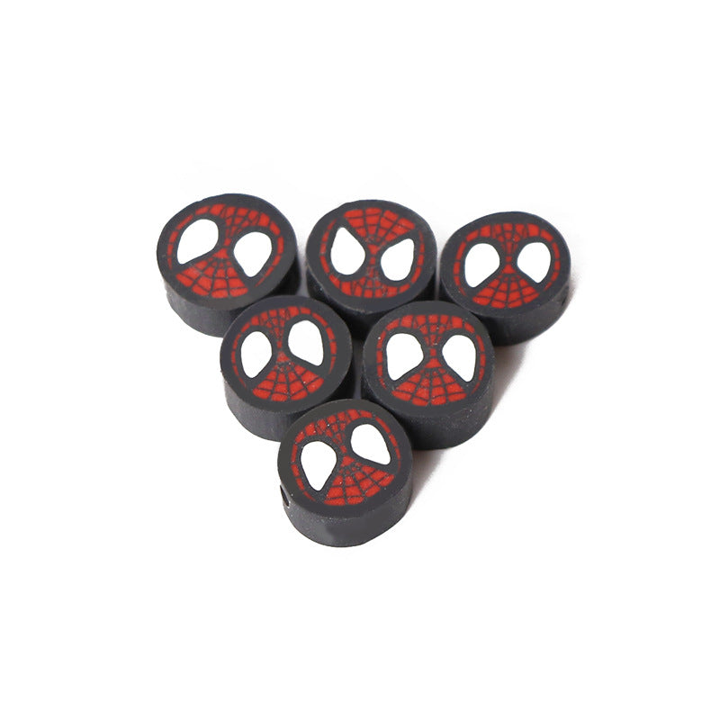 Flat Clay Beads 10mm Hero Series Polymer Colorful 100pcs 5