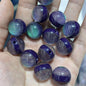Imitation Opal Plaid Pattern Resin Beads 16mm Glossy Mixed Colors 100pcs 11