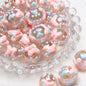 Hand-Painted Fruit Series Acrylic Beads 18mm Glossy 10pcs 6