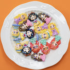Elegant Resin Princess Series Resin Beads Glossy Pastel 10pcs 4