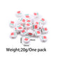 Flat Clay Beads Fruit and Christmas Tree Pattern Polymer 50pcs 27