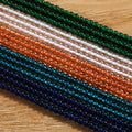 Colored Transparent Seed Glass Beads 2mm 2 Strands 400pcs