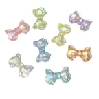 Clear Plating Butterfly Acrylic Beads 15mm Pastel Iridescent 20pcs 5