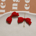 Rubberized Spray Painted Sweet Bow Acrylic Beads 13x29mm 2pcs 6