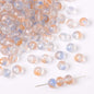 Czech Glass Beads Faceted 7 8mm Gradient Pastel Colors 50pcs 16