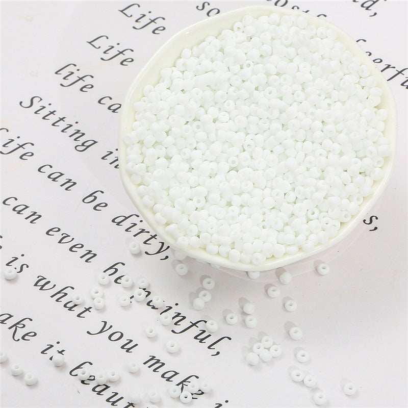 Frosted Seed Glass Beads 3mm Soft Matte Colors 1400pcs 13