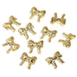 Bow Series CCB Plastic Beads 29mm 25mm Shiny Gold Silver 50pcs 6