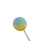 Rhinestone Round Clay Beads 16mm Golf Pattern Bubblegum 10pcs 5