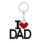 Alloy Family Love Keychain I Heart Dad Mom Papa Mama Design 6