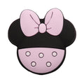 Silicone Focal Beads Minnie Polka Dot Bow Colorful 10pcs 3
