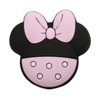 Silicone Focal Beads Minnie Polka Dot Bow Colorful 10pcs 3
