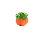 Lampwork Glass Beads Fruit Series Handmade Orange Green 10pcs 5