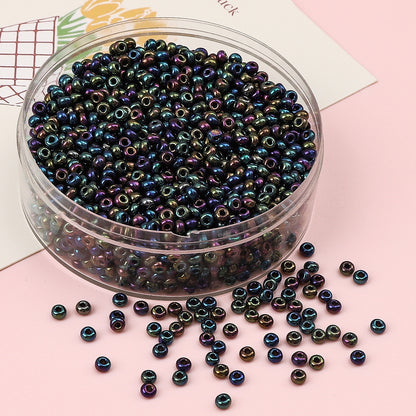 Metallic Seed Glass Beads 2mm Premium Colorful Shimmering 3000pcs 32