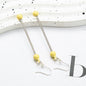 Beadable Earrings Metal Colorful Bar 7.8cm 4.4g Wholesale 15
