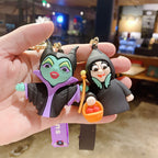 Halloween Witch Keychain Acrylic Colorful Vibrant Charm 2