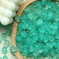 Czech Glass Beads Flower 9 13mm Imitation Jade Jelly Colors 30pcs 9