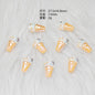 Ice Cream Dessert Resin Beads Glossy Iridescent Pastel 20pcs 12