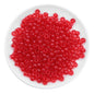 Transparent Acrylic Seed Beads 9mm Large Hole Colorful 100pcs 9