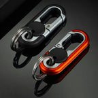 Metal Carabiner Keychain Zinc Alloy Vintage Style Black Blue Orange 5