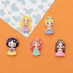 Elegant Resin Princess Series Resin Beads Glossy Pastel 10pcs
