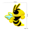 Silicone Focal Beads Bumblebee Holding Wings 20pcs 2