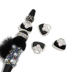 Handbag Metal Beads 18mm Double-Sided Pearl Enamel Finish 10pcs 6