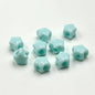 Colored Four-Hole Acrylic Beads Large Hole Chunky Mixed Finishes 100pcs 27