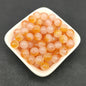 Dual Color Round Glass Beads 8mm Gradient Painted 100pcs 7