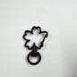 Zinc Alloy Cherry Shaped Spray Painted Swivel Buckle Keychain Clasps 10pcs 16