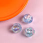Transparent Fig Shaped Acrylic Beads 16mm UV Plating 100pcs 2