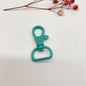 Colorful Plastic Swivel Snap Hook Keychain Clasps 40mm 20pcs 13