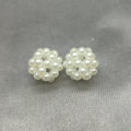 Imitation Pearl Geometry Acrylic Beads 8-15mm ABS Plastic 30pcs 6