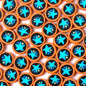 Flat Clay Beads 9mm Planet Series Colorful Space Designs 100pcs 6