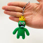 PVC Rainbow Friend Keychain Soft Rubber Cartoon Character Charm 8