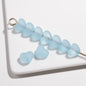 Matte Heart Acrylic Beads 12mm Pastel Vibrant Colors 100pcs 12