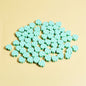 Heart Clay Beads 10mm Plaid Black White Polymer 100pcs 13