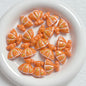Painted Dress Acrylic Beads 26mm Colorful Assorted 5pcs 15