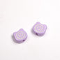 Painted Spiral Bear Acrylic Beads 11mm Colorful Glossy 50pcs 8